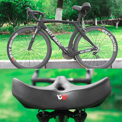 Extra Comfortable Wide Bike Seat