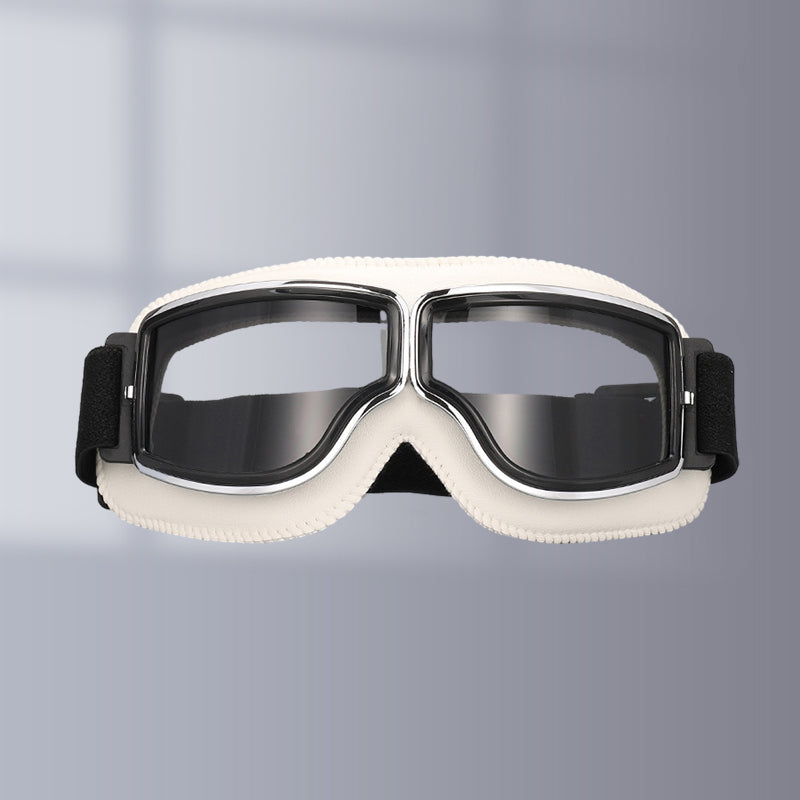 Classic Biker Goggles – Vintage Aviator Sunglasses