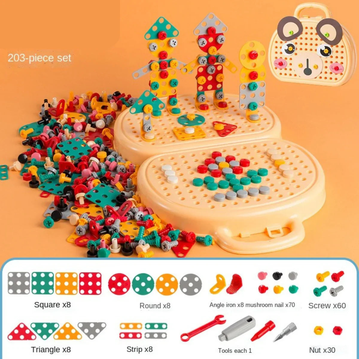 Fun STEM Building Kit for Kids
