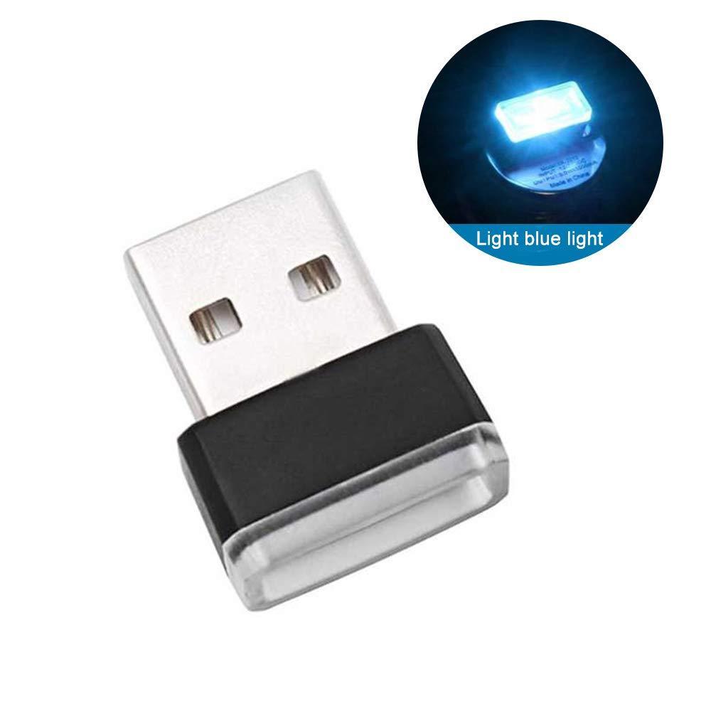 Compact Car Interior LED Ambient Light USB Plug