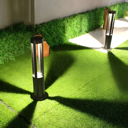 Rustic Solar Powered Garden Lamp