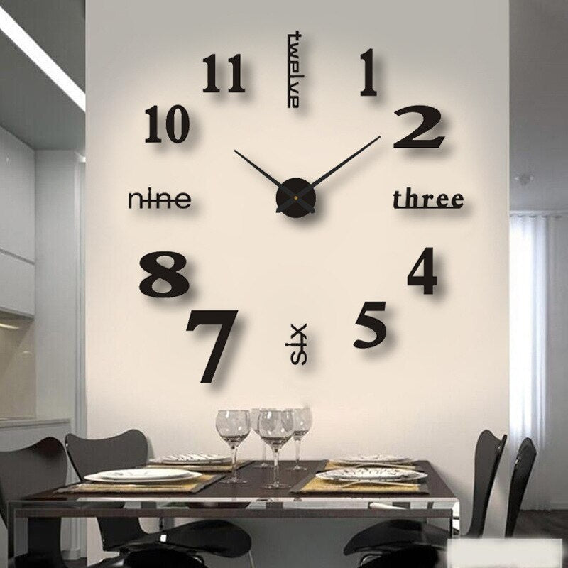 Stylish Large Decorative Wall Clock