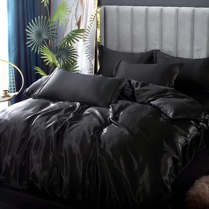 Soft Silk Satin Bedding Set