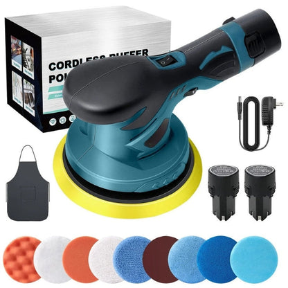 Portable Auto Buffer Polisher | 6-Speed Adjustable, Compact & Long Lasting