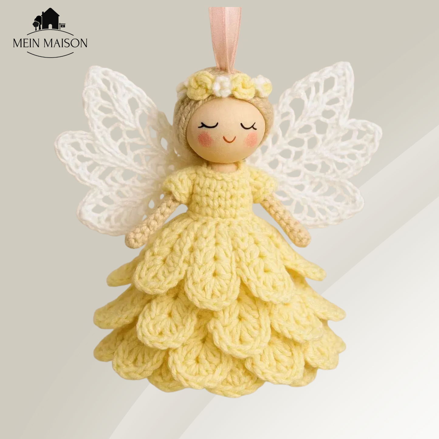 Personalized Handmade Guardian Angel Ornament