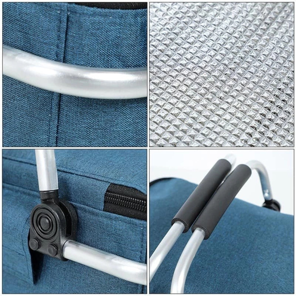 Portable Insulated Lunch Box 18L Compact Food Cooler Bag