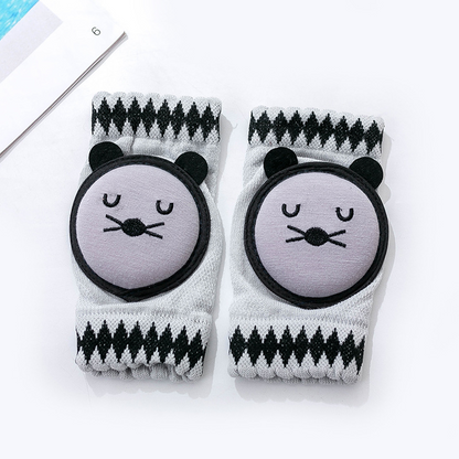 Soft Baby Knee Pads for Crawling with Grip Protection
