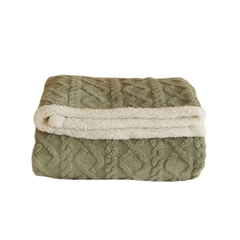 Cozy Soft Wool Blanket for Winter Warmth - Halri