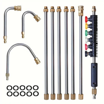 Long Reach Telescopic Washer Cleaning Tool Set