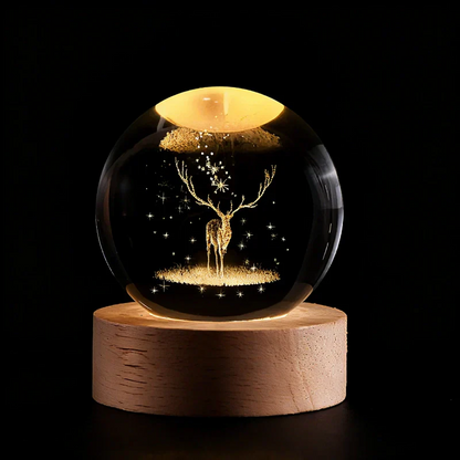 Sparkling Glass Crystal Orb