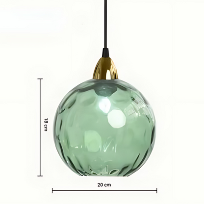 Stunning Glass Globe Hanging Light