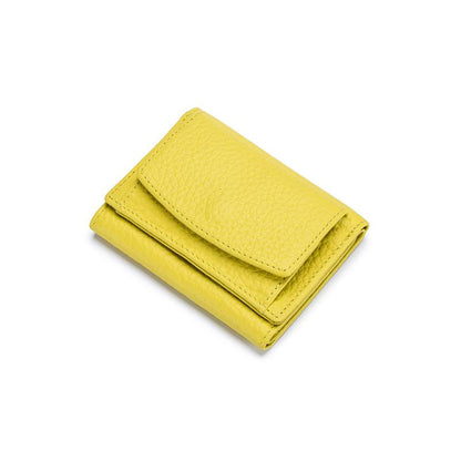 Genuine Leather Small Wallet – Compact Card Holder Purse