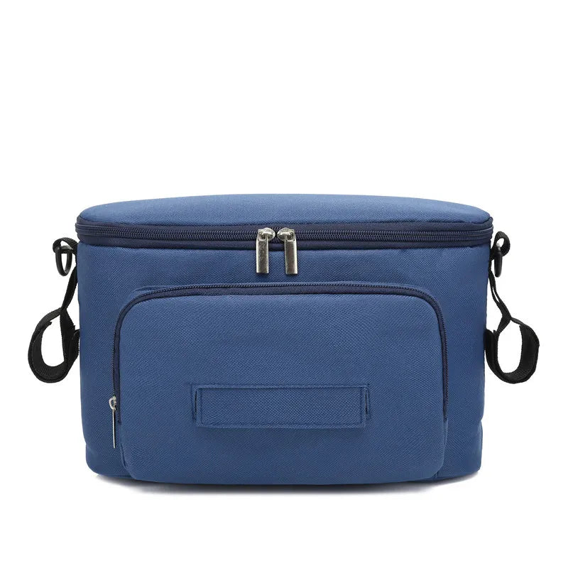 Practical Baby Stroller Storage Bag with Thermal Pocket