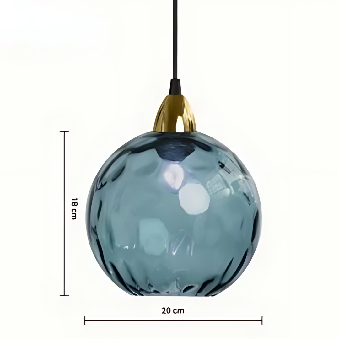 Stunning Glass Globe Hanging Light