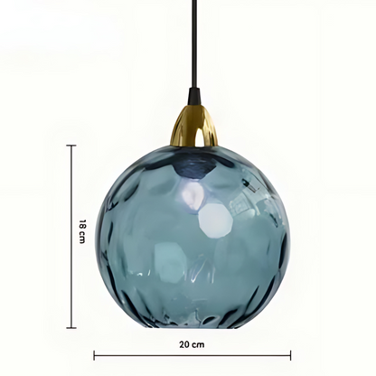 Stunning Glass Globe Hanging Light