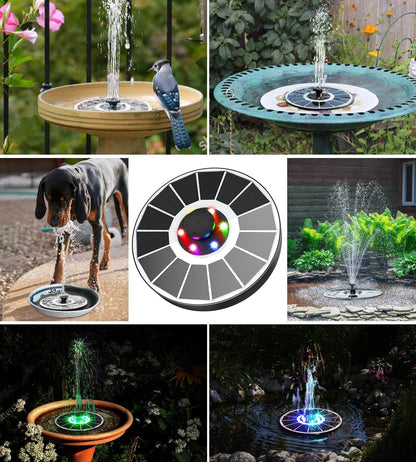 Outdoor Solar Powered Water Fountain