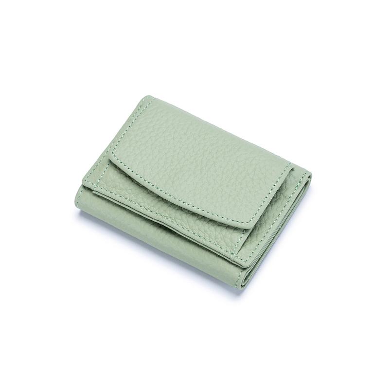 Genuine Leather Small Wallet – Compact Card Holder Purse