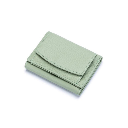 Genuine Leather Small Wallet – Compact Card Holder Purse