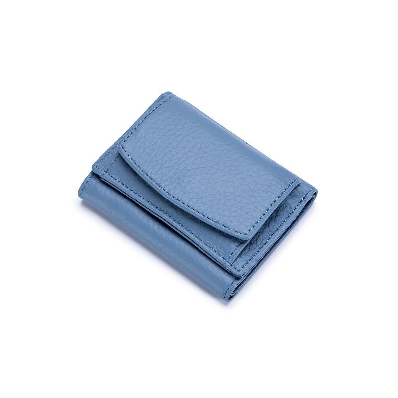 Genuine Leather Small Wallet – Compact Card Holder Purse