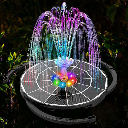 Outdoor Solar Powered Water Fountain