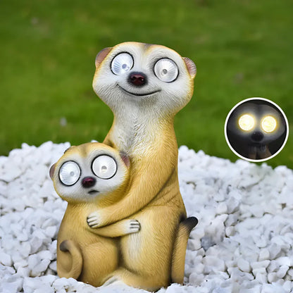 Colorful Meerkat Solar Garden Lights