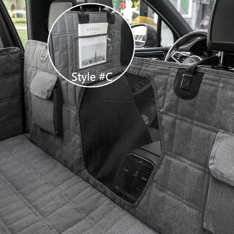 Durable Pet Car Seat Protector with Mesh Vent