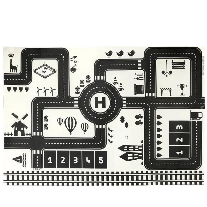 Colorful Road Playmat for Children