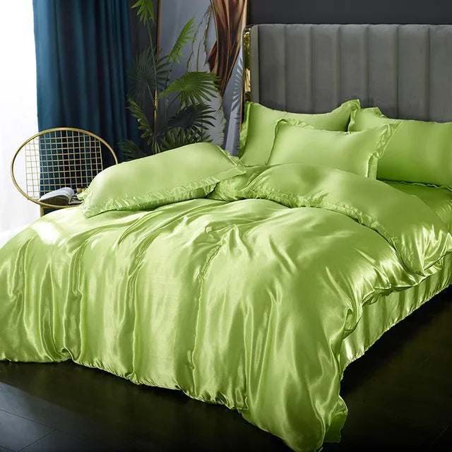 Soft Silk Satin Bedding Set