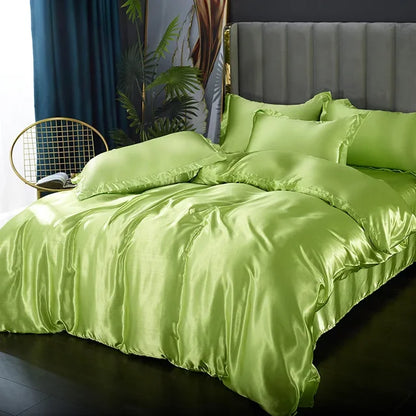 Soft Silk Satin Bedding Set