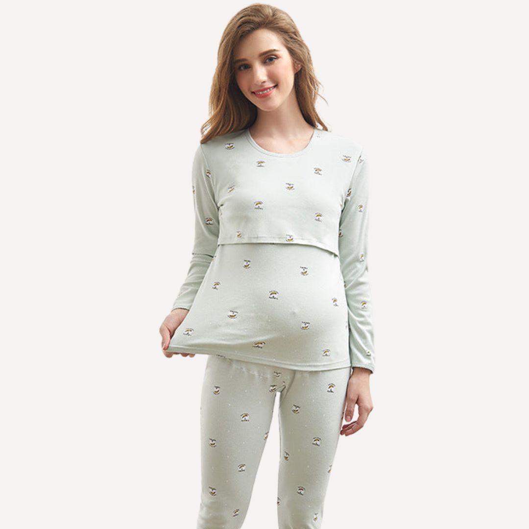 Cozy Maternity Dress for Home Relaxation