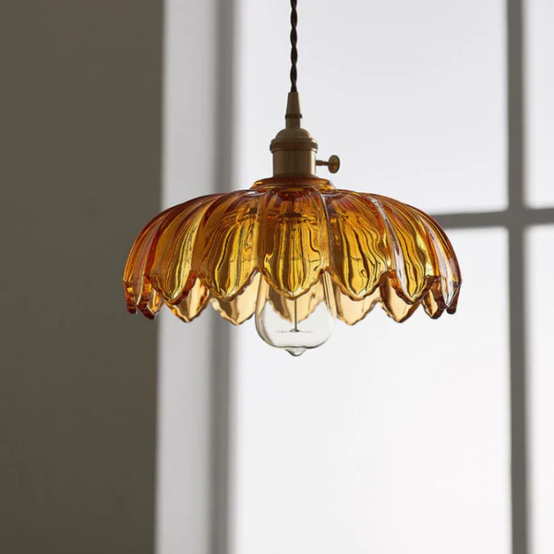 Classic Pendant Glass Light Fixture - Halri
