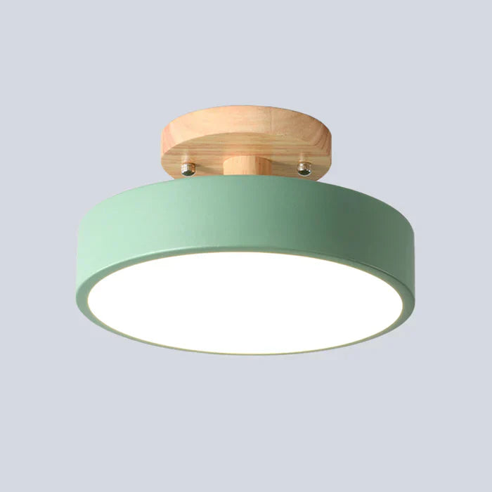 Modern Wooden LED Ceiling Lamp - Halri