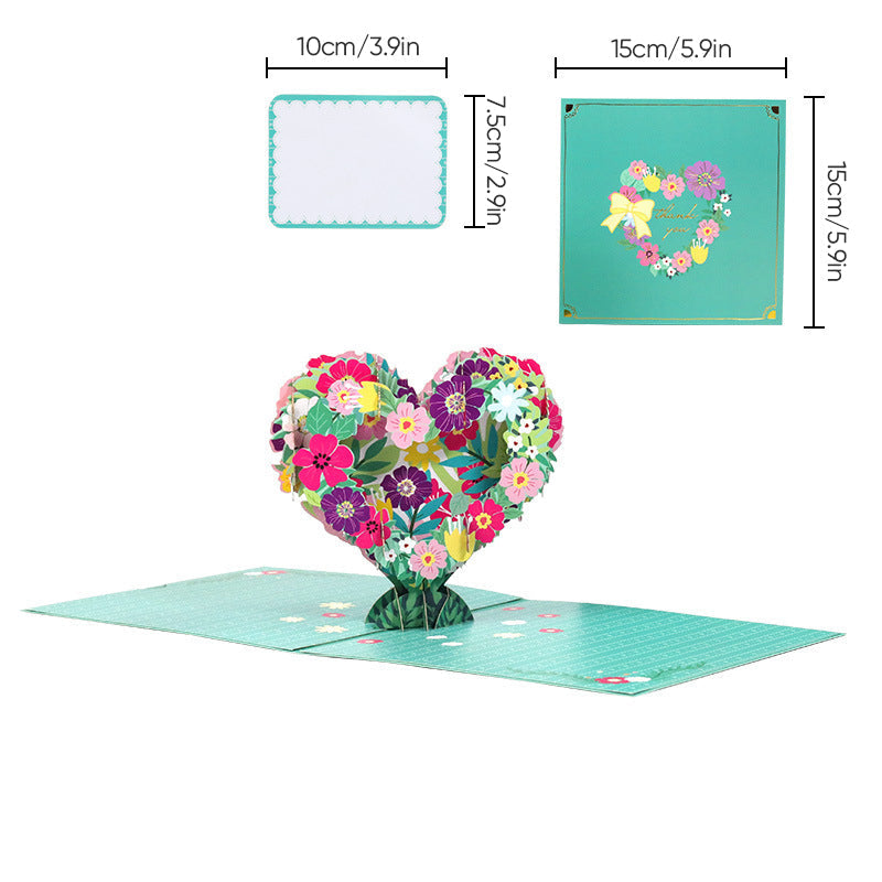 Beautiful 3D Flower Pop Up Card for Mom