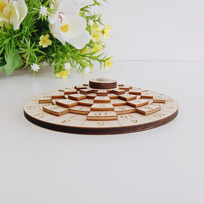Challenging Wooden Brain Teaser Puzzle Toy