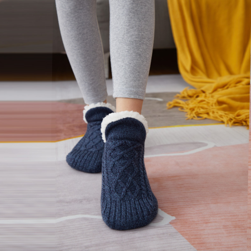 Cozy Plush Indoor Socks Slippers