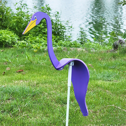Colorful Pink Flamingo Yard Ornament