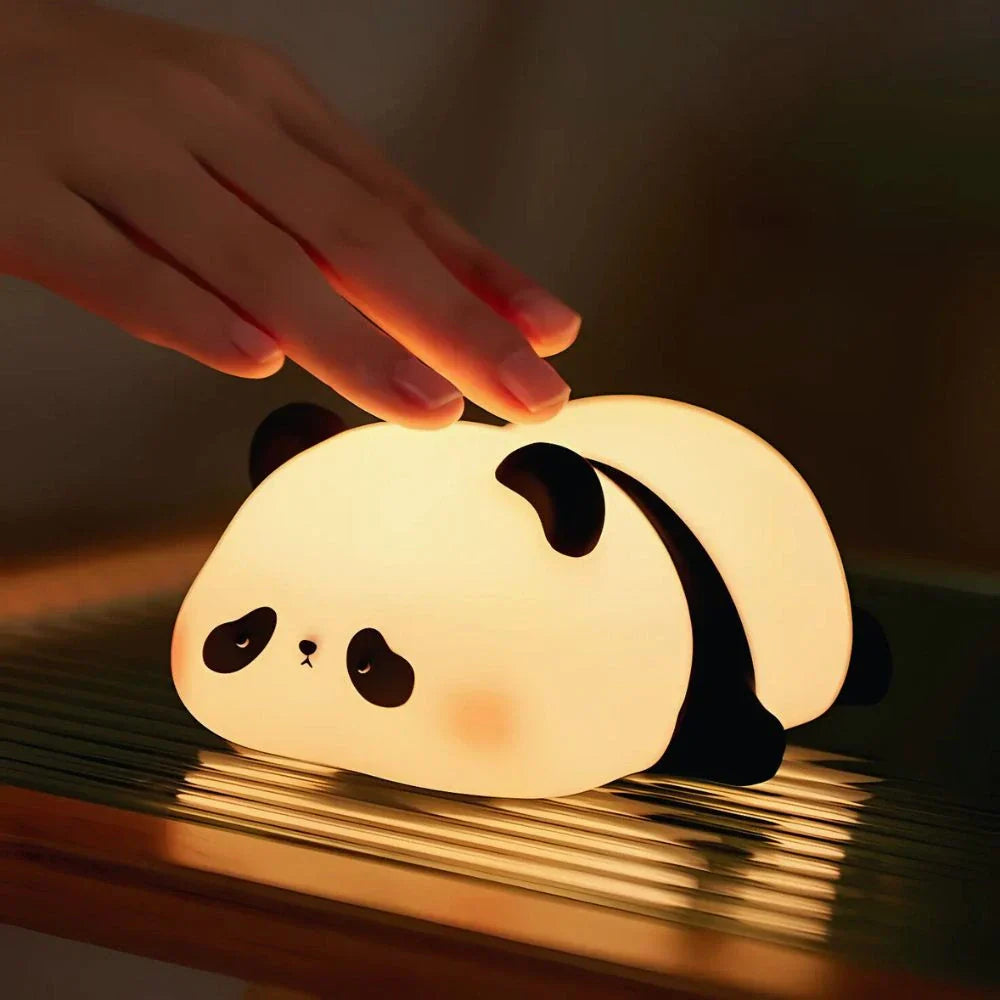 Fun Kids Nightlight - Colorful Silicone Lamp with Rechargeable Battery