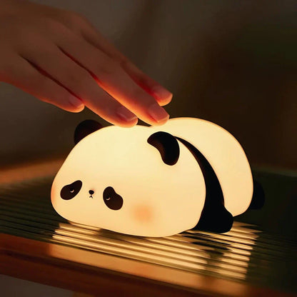 Fun Kids Nightlight - Colorful Silicone Lamp with Rechargeable Battery