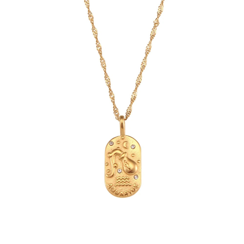 Delicate Astrology Tarot Pendant Necklace