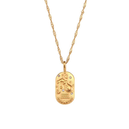 Delicate Astrology Tarot Pendant Necklace