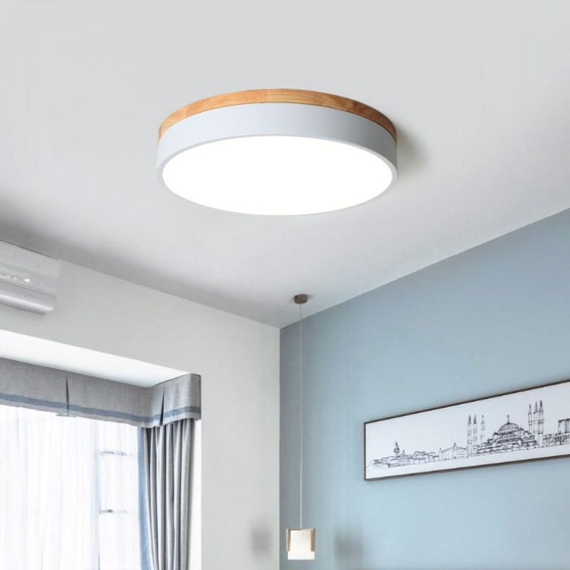 Stylish Circular LED Ceiling Light Dimmer Switch