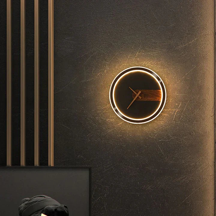 Slim Contemporary LED Wall Clock - Halri