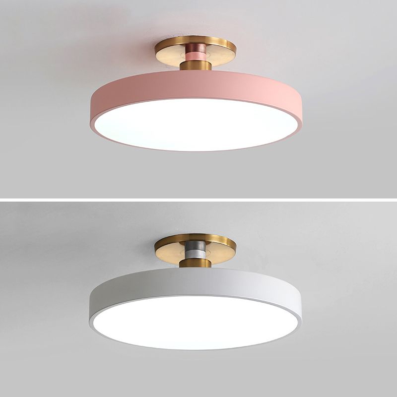 Simple Round LED Ceiling Light Fixture