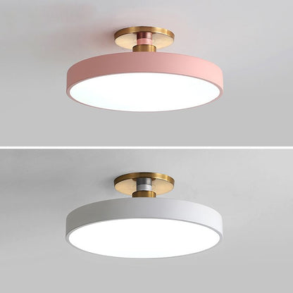 Simple Round LED Ceiling Light Fixture