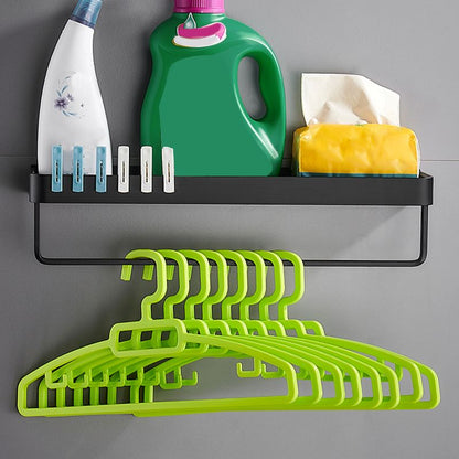 Sleek Metal Bathroom Storage Rack