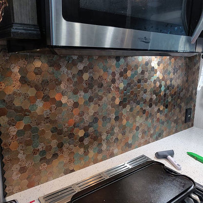 Easy Install Metallic Mosaic Wall Tiles