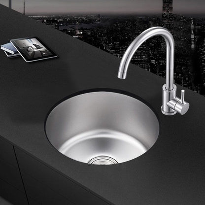 Durable Stainless Steel Sink with Drain Basket