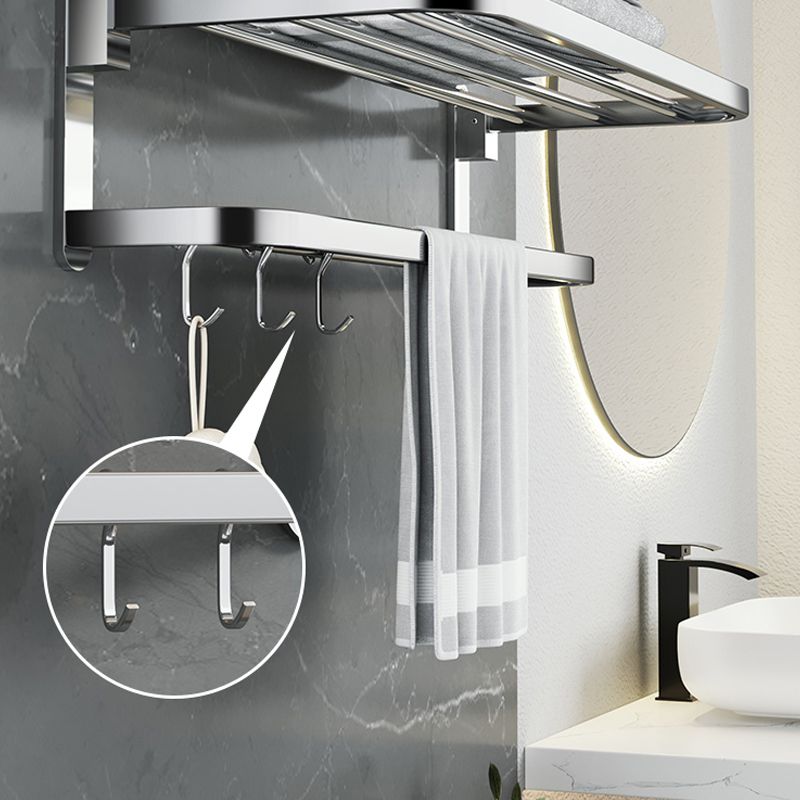 Luxury Chrome Bathroom Accessory Set with Towel Rack - Halri