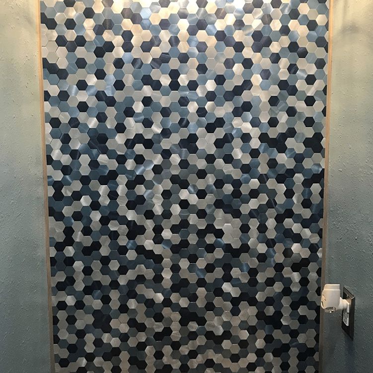 Easy Install Metallic Mosaic Wall Tiles