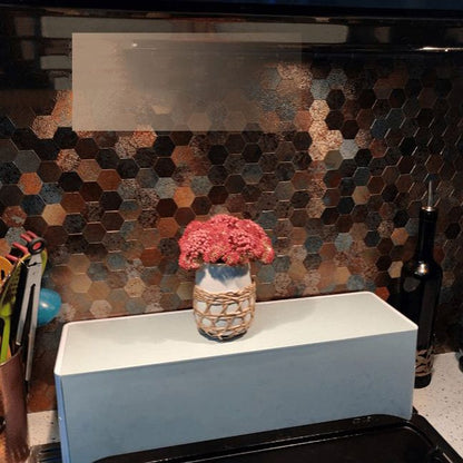 Easy Install Metallic Mosaic Wall Tiles